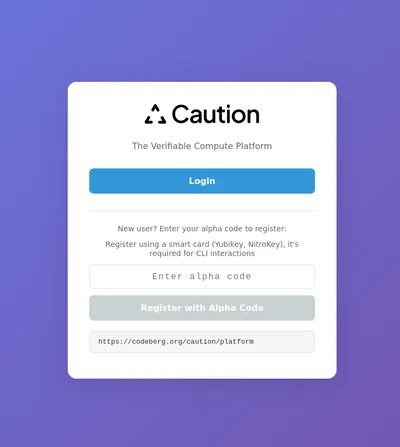 Caution screenshot 1