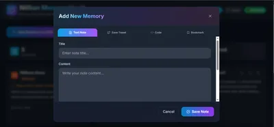 MemoryVault screenshot 1