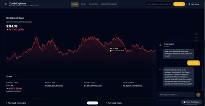 Zcash explorer screenshot 1